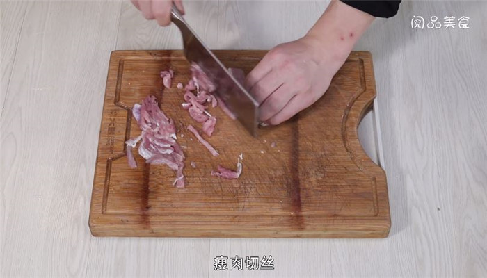 乡宁小炒肉丝汤做法步骤：2