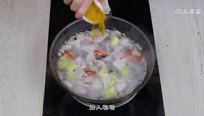 咖喱猪肉牛奶饭做法步骤：8