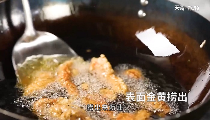 汆烫酥肉做法步骤：5